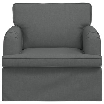 Bank Donkergrijs 84 x 80 x 85 cm Stof 4