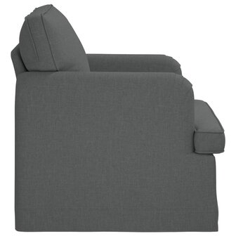 Bank Donkergrijs 84 x 80 x 85 cm Stof 5