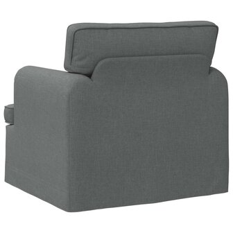 Bank Donkergrijs 84 x 80 x 85 cm Stof 6