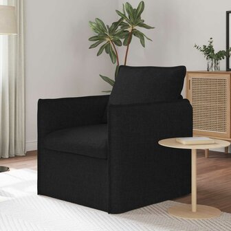 Bank Zwart 195 x 82 x 85 cm Stof 1