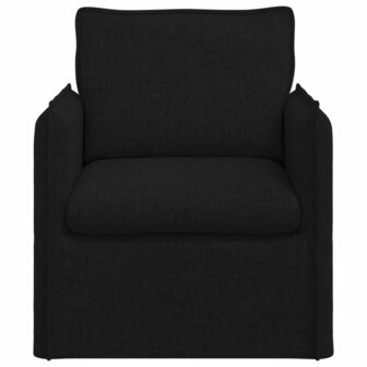 Bank Zwart 195 x 82 x 85 cm Stof 4