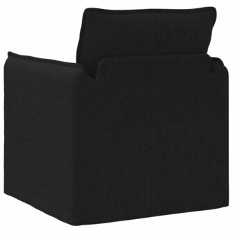 Bank Zwart 195 x 82 x 85 cm Stof 6