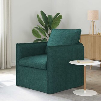 Bank Donkergroen 195 x 82 x 85 cm Stof 1