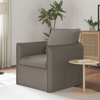 Bank Taupe 195 x 82 x 85 cm Stof 1