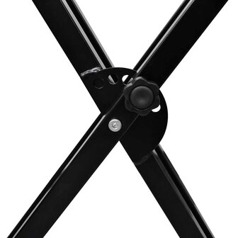 Verstelbare keyboardstandaard dubbel X-frame 4