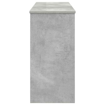 Keyboardstand Beton Grijs 120 x 32 x 64 cm Bewerkt hout 6