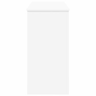 Keyboardstand Wit 100 x 32 x 64 cm Bewerkt hout 6