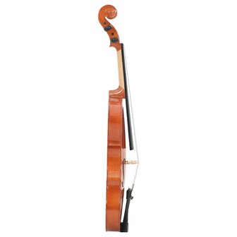 Vioolset met strijkstok en kinsteun 4/4 donkerhoutkleurig 6