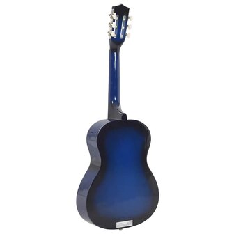 Gitaar klassiek beginner en kinderen 3/4 36" blauw      5