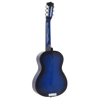 Gitaar klassiek beginner en kinderen 1/2 34" blauw     5