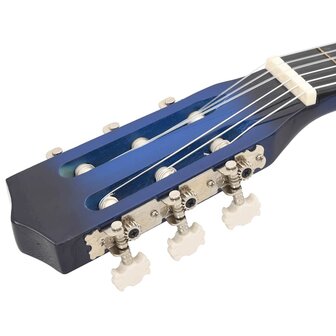 Gitaar klassiek beginner en kinderen 1/2 34" blauw     8