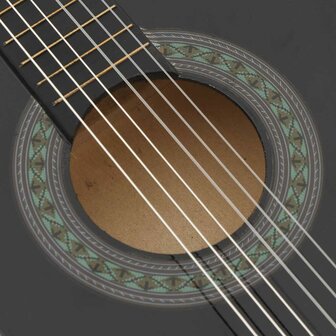 Gitaar klassiek beginner en kinderen 1/2 34" zwart 6