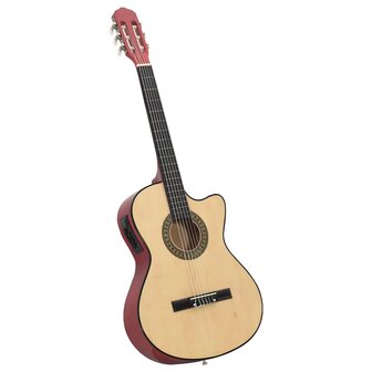 Gitaar cutaway met equalizer 6 snaren western klassiek     2
