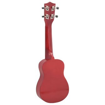 Ukuleleset met tas voor kinderen sopraan 21&amp;apos;&amp;apos; lichthoutkleurig     6