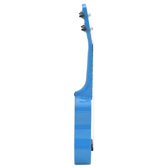 Ukuleleset met tas voor kinderen sopraan 21&amp;apos;&amp;apos; blauw 5