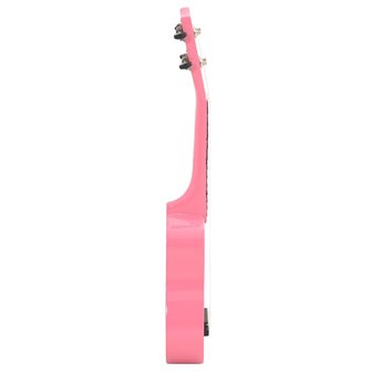 Ukuleleset met tas voor kinderen sopraan 23&amp;apos;&amp;apos; roze 5