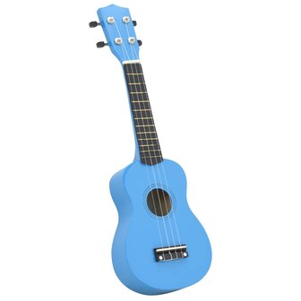Ukuleleset met tas voor kinderen sopraan 23&amp;apos;&amp;apos; blauw 2