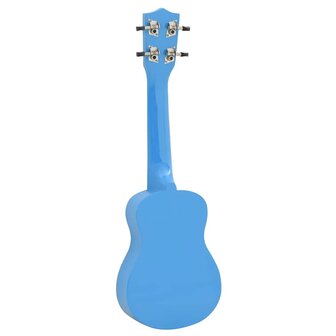 Ukuleleset met tas voor kinderen sopraan 23&amp;apos;&amp;apos; blauw 6