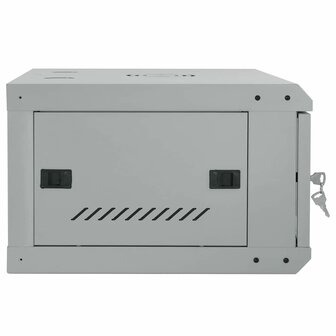 Netwerkkast met opslag Grijs 60 x 45 x 28 cm Staal 4