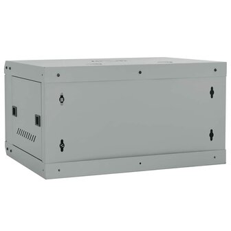 Netwerkkast met opslag Grijs 60 x 45 x 35 cm Staal 5
