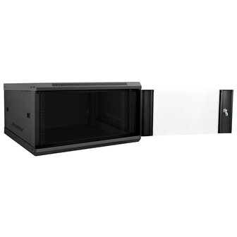 Netwerkkast met opslag Zwart 60 x 60 x 35 cm Staal 2