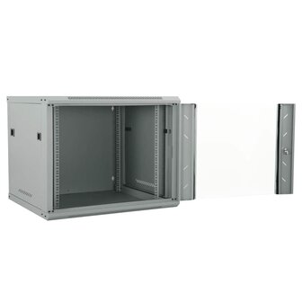 Netwerkkast met opslag Grijs 60 x 60 x 50 cm Staal 2