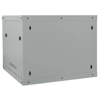 Netwerkkast met opslag Grijs 60 x 60 x 50 cm Staal 5