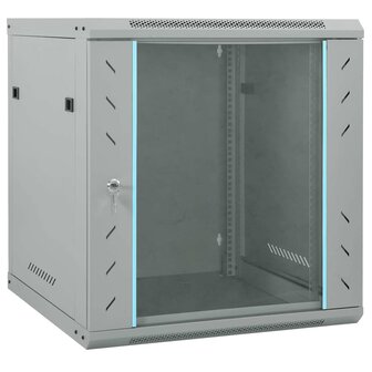 Netwerkkast met opslag Grijs 60 x 60 x 65 cm Staal 1