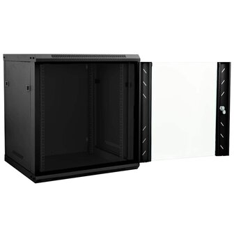 Netwerkkast met opslag Zwart 60 x 45 x 65 cm Staal 2