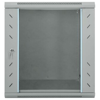 Netwerkkast met opslag Grijs 60 x 45 x 65 cm Staal 3