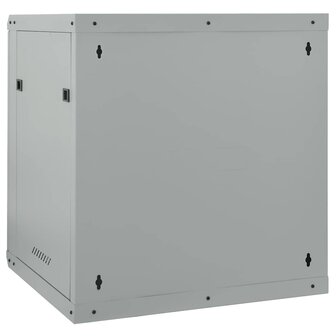 Netwerkkast met opslag Grijs 60 x 45 x 65 cm Staal 5