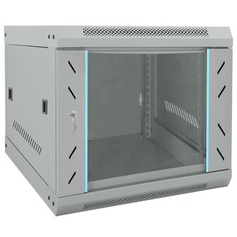 Netwerkkast met opslag Grijs 53 x 60 x 45 cm Staal 1