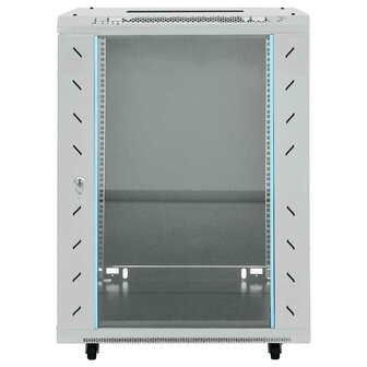 Netwerkkast met opslag Grijs 60 x 60 x 80 cm Staal 3