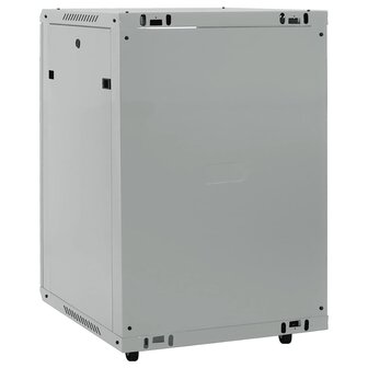 Netwerkkast met opslag Grijs 60 x 60 x 80 cm Staal 5