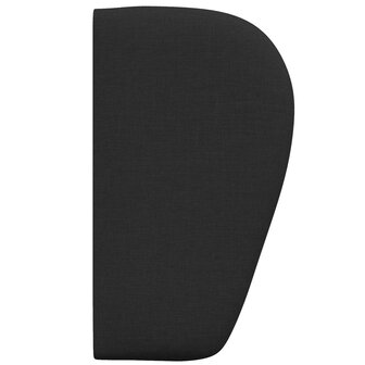 Hoofdbord oor Zwart 40 x 23 x 6 cm Stof 7