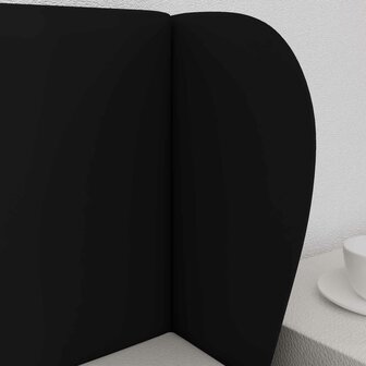 Hoofdbord oor Zwart 40 x 23 x 6 cm PVC 4