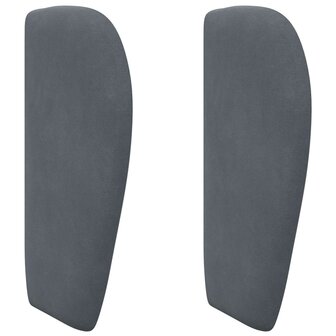 Hoofdbord oor Dim Grijs 40 x 23 x 6 cm Fluweel 2