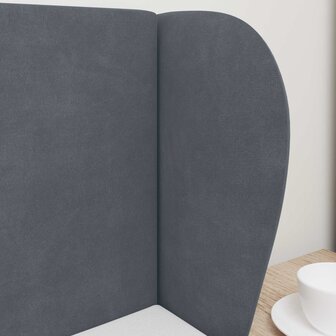 Hoofdbord oor Dim Grijs 40 x 23 x 6 cm Fluweel 4