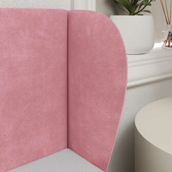 Hoofdbord oor Roze 40 x 23 x 6 cm Fluweel 4