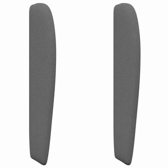Hoofdbord oor Dim Grijs 80 x 23 x 6 cm Stof 2