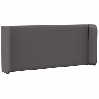 Hoofdbord oor 2 pcs Grijs 40 x 16 x 5 cm Multiplex en Kunstleer 3