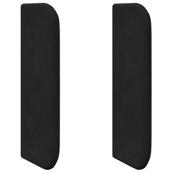 Hoofdbord oor Zwart 40,5 x 40,5 x 4 cm Fluweel 2