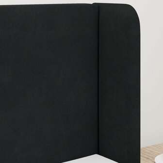 Hoofdbord oor Zwart 40,5 x 40,5 x 4 cm Fluweel 4