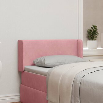 Hoofdbord oor Roze 40,5 x 40,5 x 4 cm Fluweel 1