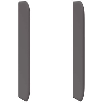 Hoofdbord oor Grijs 80 x 16 x 4 cm PVC 2