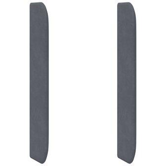 Hoofdbord oor Grijs 80 x 16 x 4 cm Fluweel 2