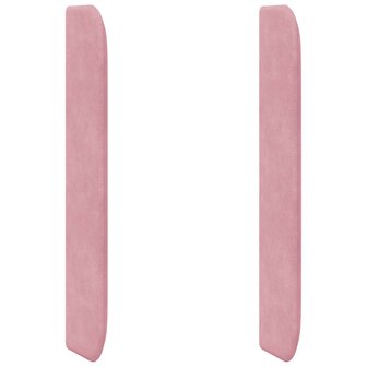 Hoofdbord oor Roze 80 x 16 x 4 cm Fluweel 2
