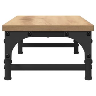 MonitorstandaardArtisan Eiken 55 x 23 x 14 cm Bewerkt hout 6