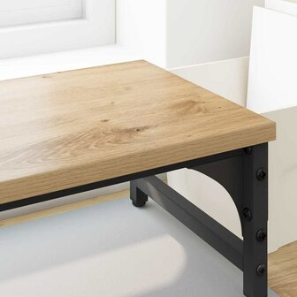MonitorstandaardArtisan Eiken 105 x 23 x 15,5 cm Bewerkt hout 4