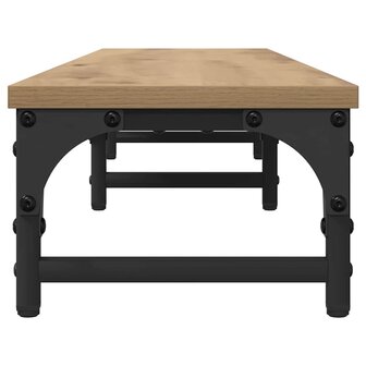 MonitorstandaardArtisan Eiken 105 x 23 x 15,5 cm Bewerkt hout 6